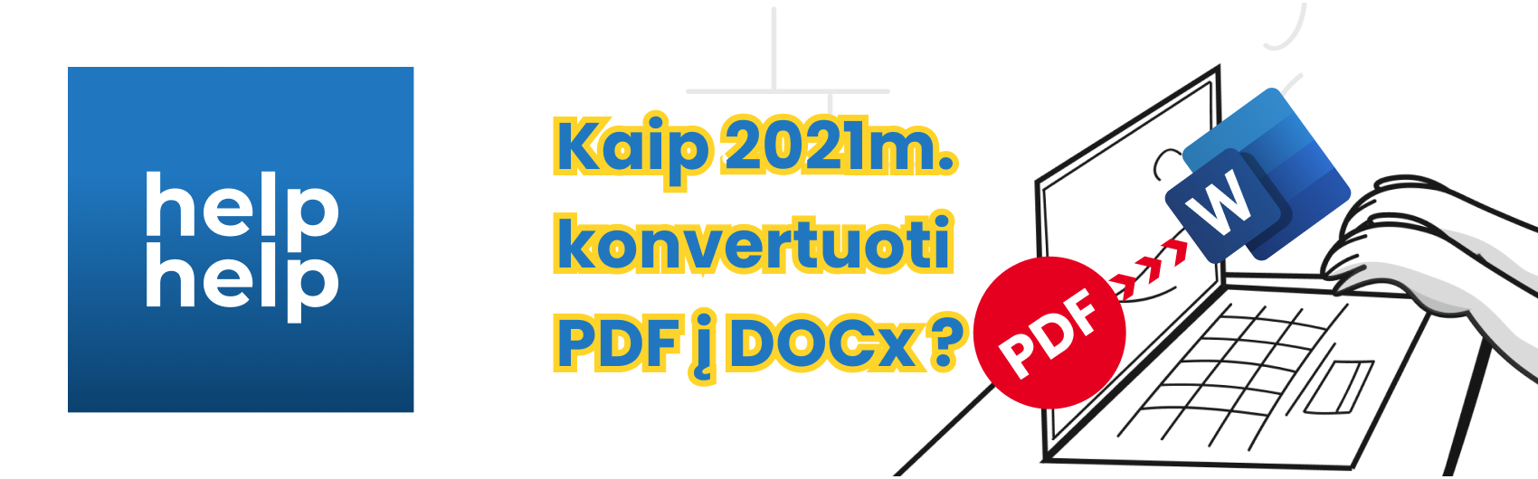 Kaip 2024 metais konvertuoti PDF į DOC formatą?