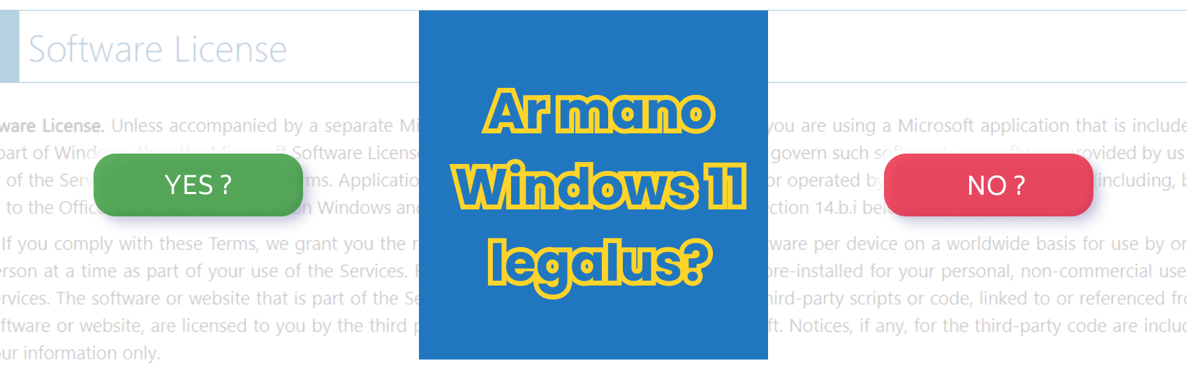 Ar mano Windows 11 legalus? Paprastai apie licencijas ir aktyvavimą